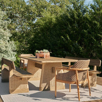 Delrio 92" Outdoor Bench