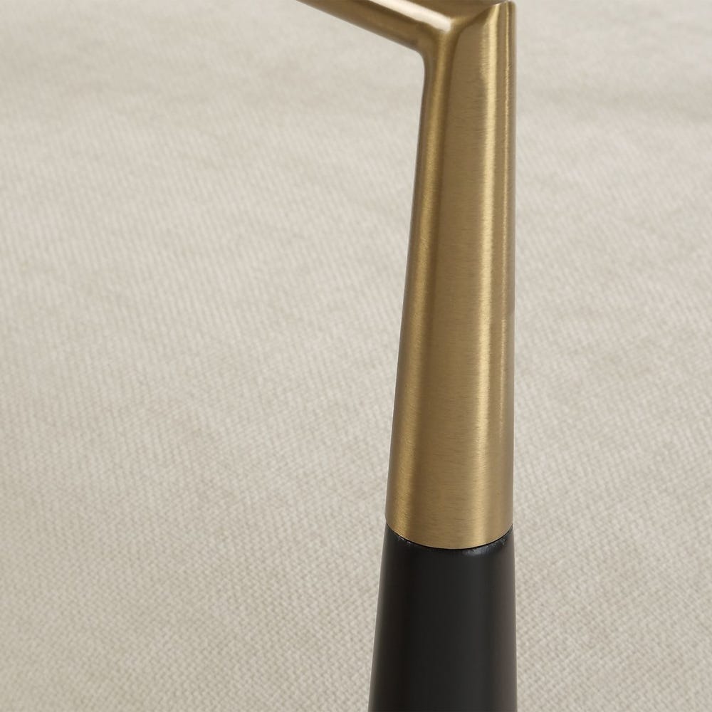 Harper Off White Velvet Counter Stool