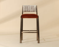 Bayard Two-Tone & Dark Bronze Bar Stool