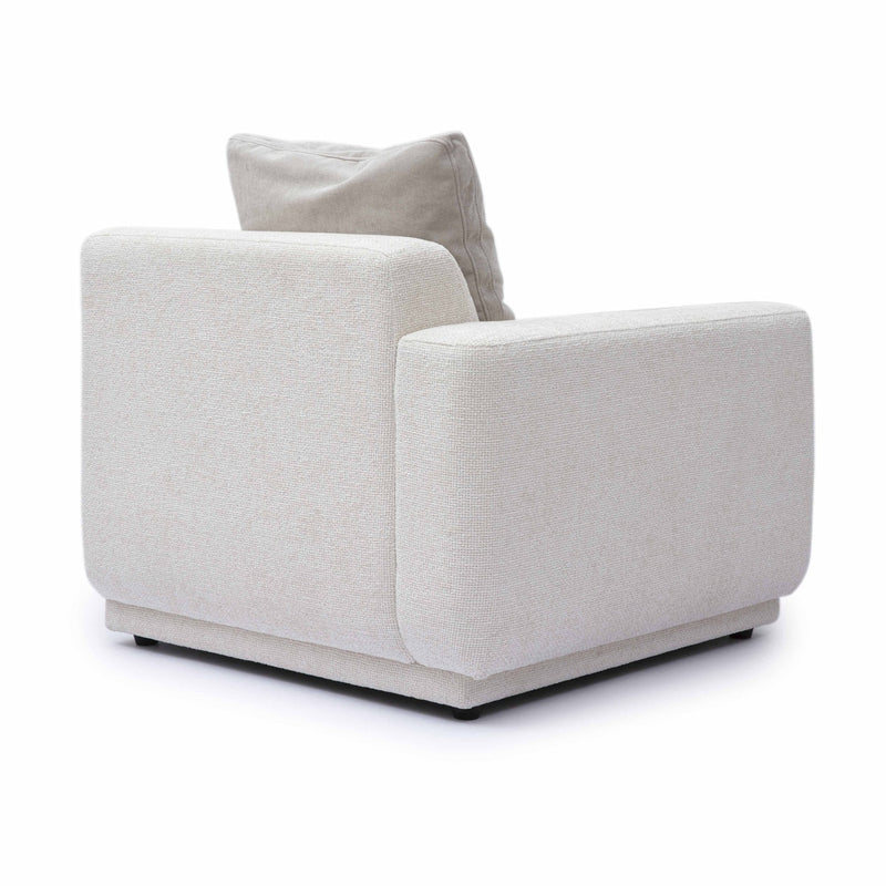 Arabella Cream Chenille Modular LAF Corner Chair