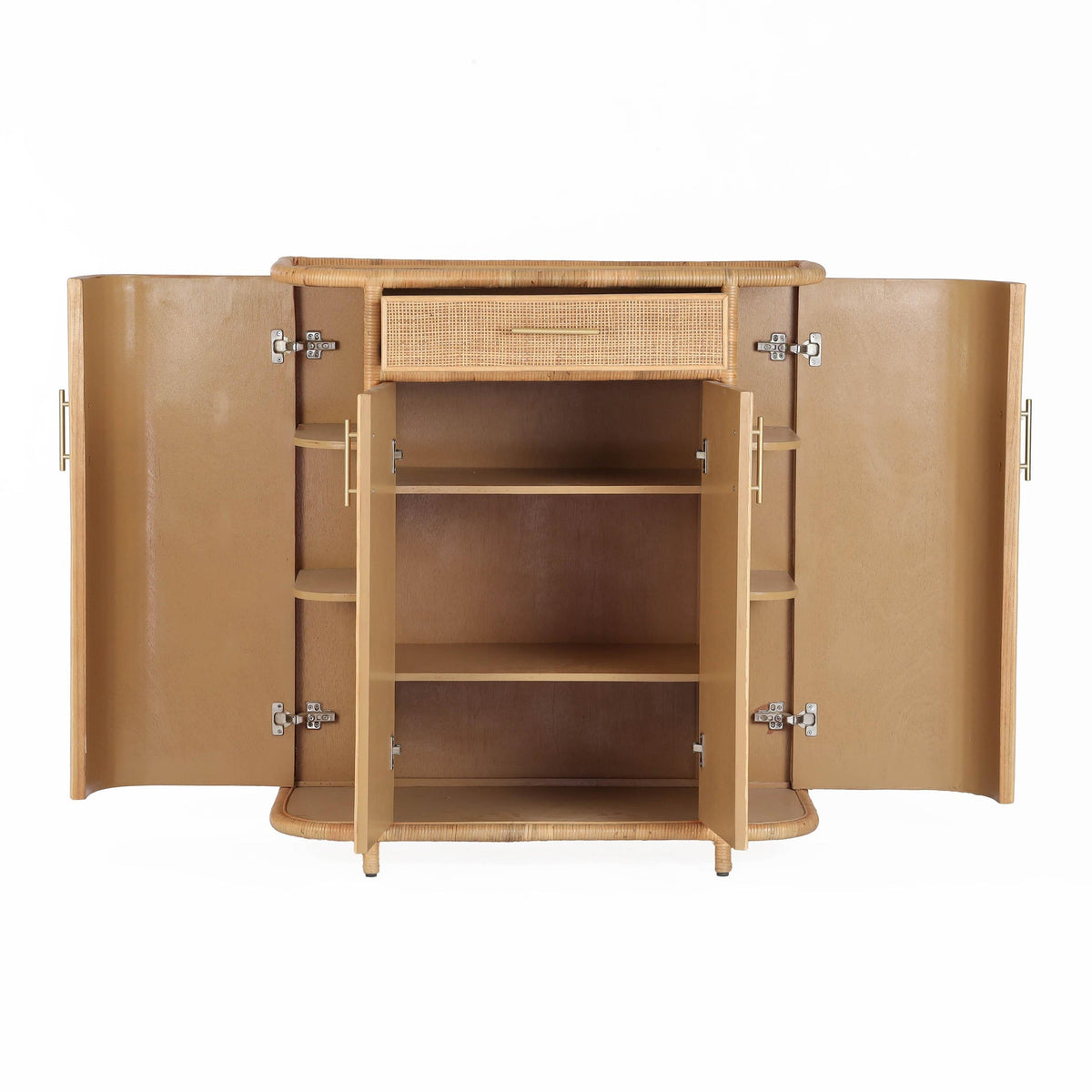 Elara Natural Rattan Bar Cabinet