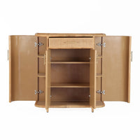 Elara Natural Rattan Bar Cabinet