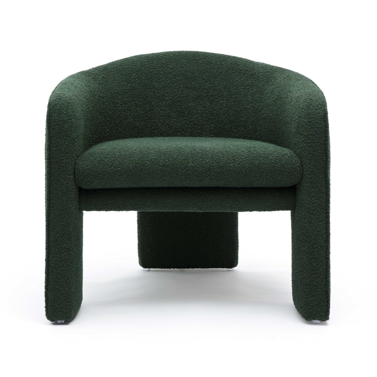 Gattara Forest Green Boucle Accent Chair