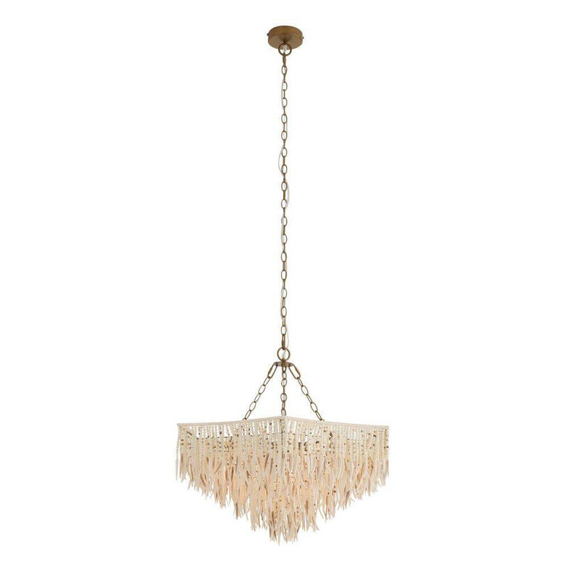 Josephine Ivory Mother of Pearl/Coconut Shell Chandelier