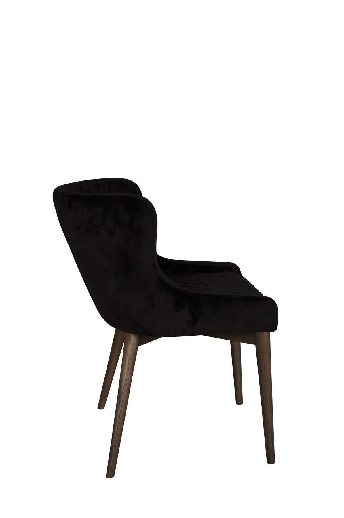 Milo Black Velvet Dining Chair (Set of 2)