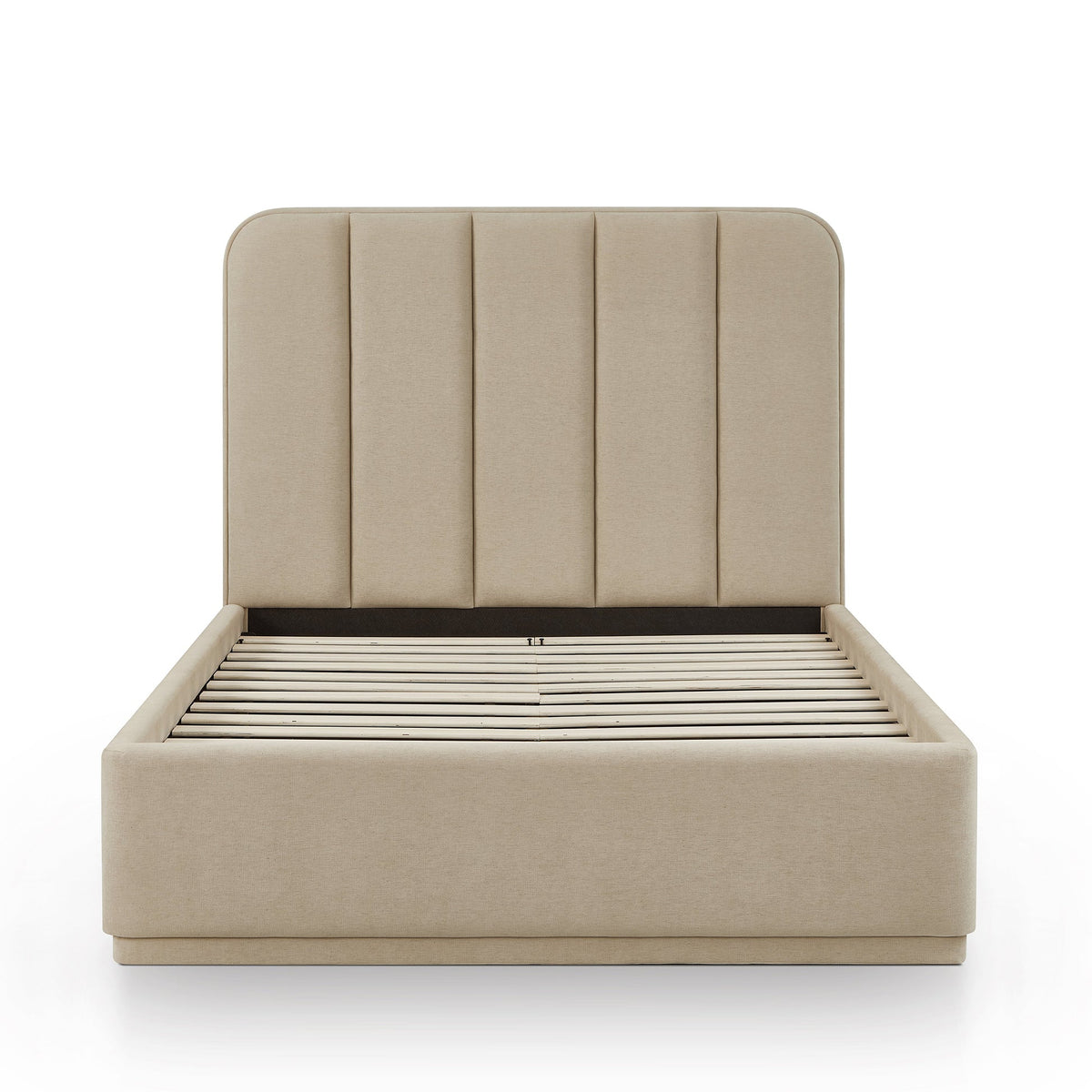 Penelope Tan Chenille Bed (2 Sizes Available)