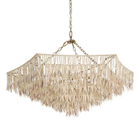 Josephine 44" Mother of Pearl Natural Large Chandelier