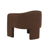 Gattara Chocolate Brown Performance Boucle Accent Chair