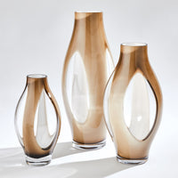 Kura Amber Vases (3 Sizes Available)