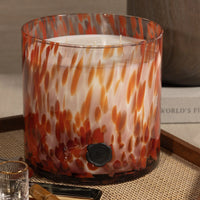 Opal Glass Five-Wick Candle Jar Red/Cardamom Negroni (Set of 2)