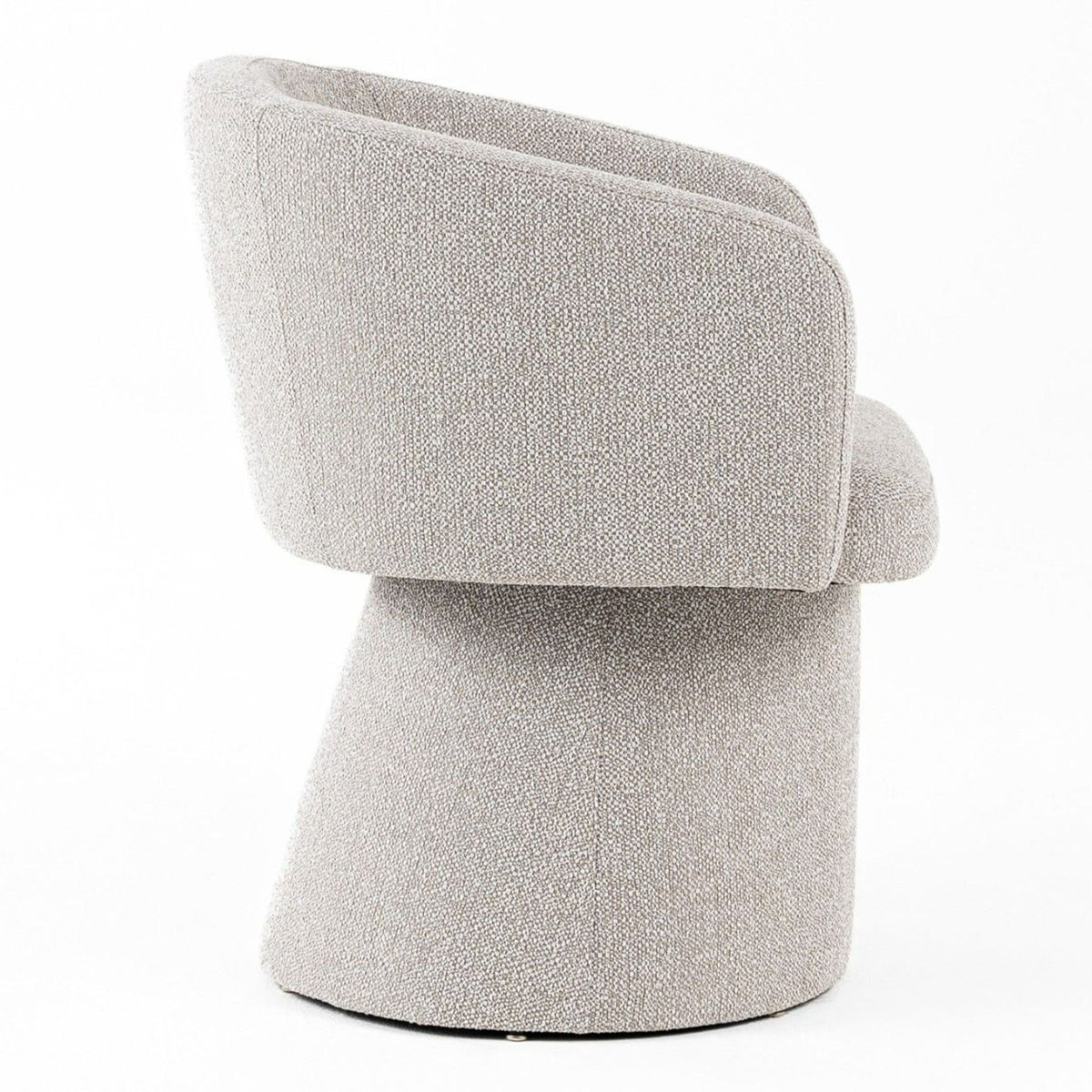 Martie Modern Light Grey Fabric Dining Chair