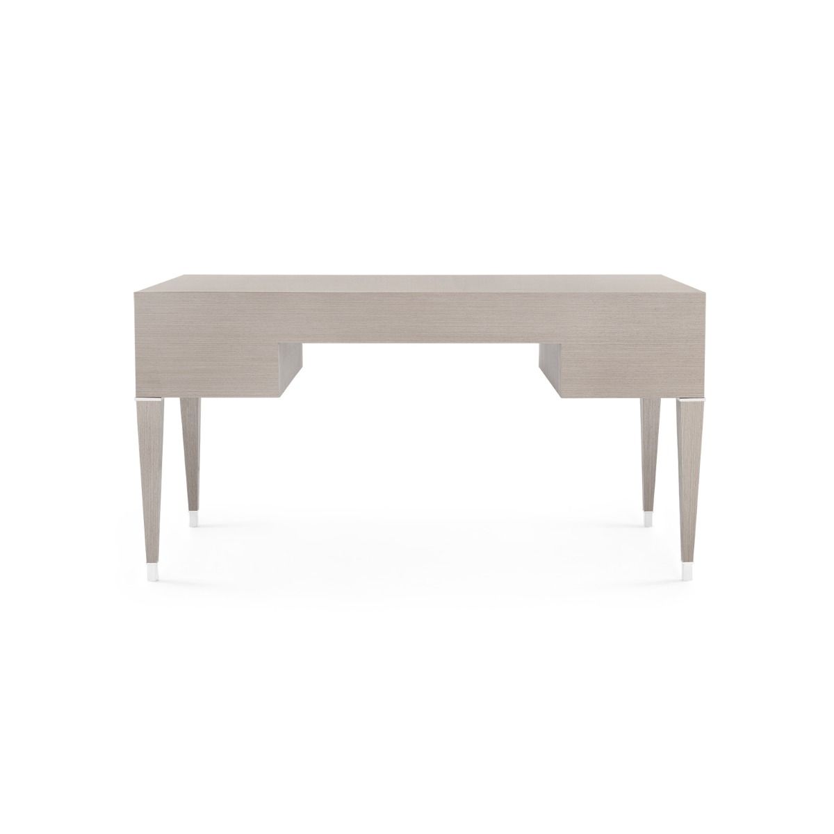 Lanna Taupe Grey and Nickel Desk