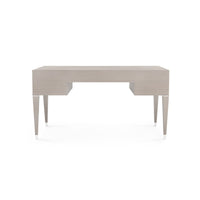 Lanna Taupe Grey and Nickel Desk