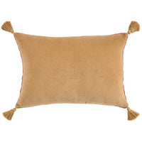 Taylor Vintage Rust Floral Medallion 20" x 30" Throw Pillow