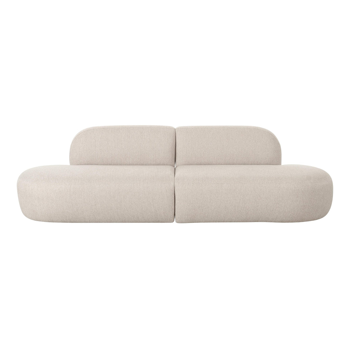 Sofie 94.4" Beige Linen Sofa