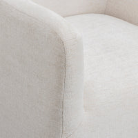 Hope Tall Off-White Textured Performance Fabric Dining Chair