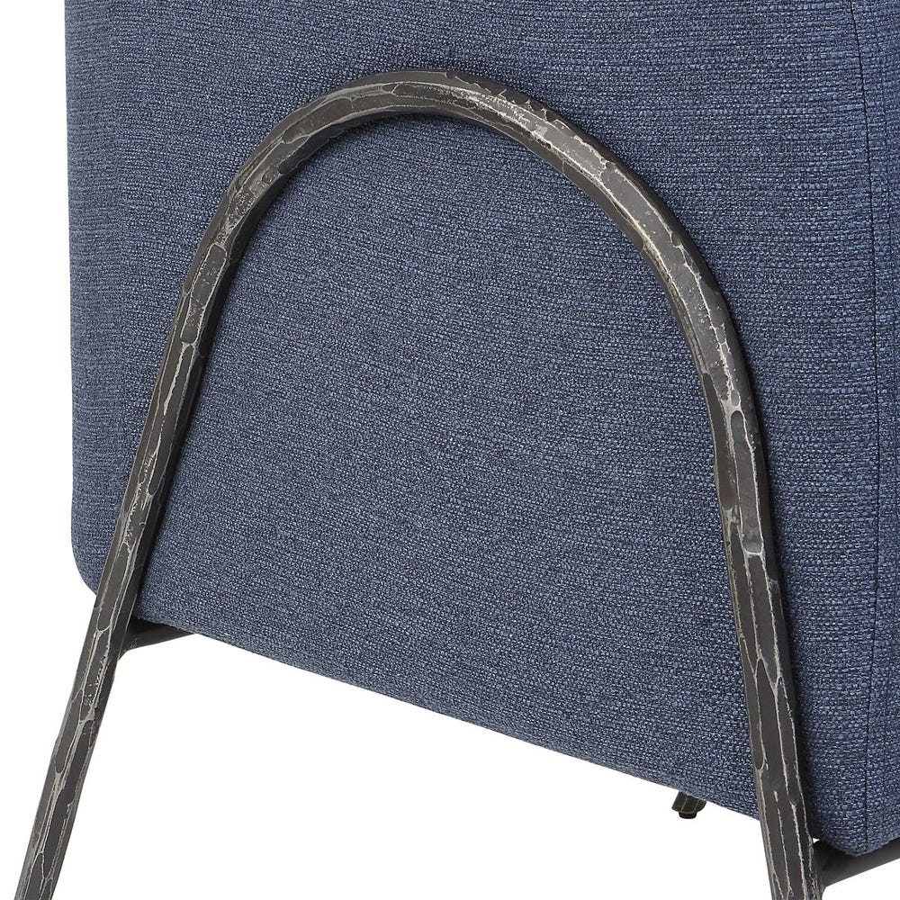Netta Blue Denim Accent Chair