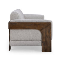 Eves 91" Cream Contract-Grade Boucle Sofa