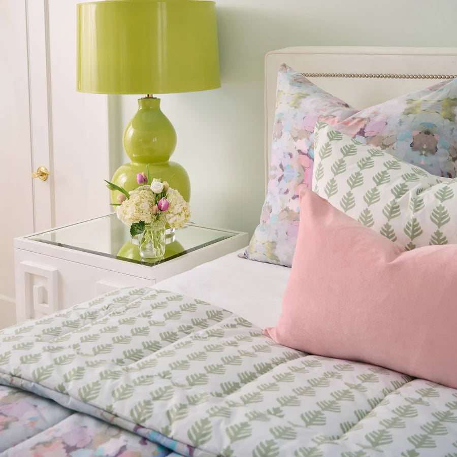 Camille Reversable Olea Twin Comforter Set (3 Piece Set)