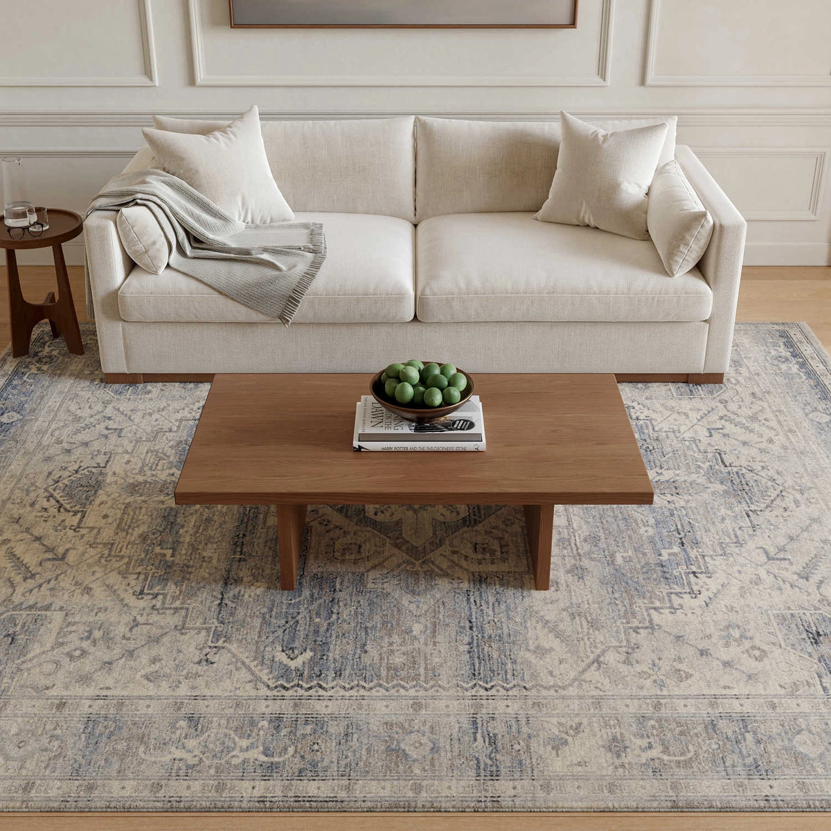 Delphine Blue Area Rug