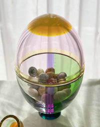 Imani European Artist Collection Large Crystal Egg