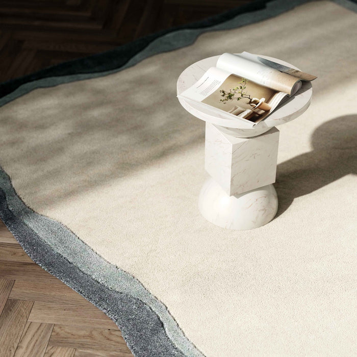 Torrence Curves Grey & Natural Area Rug