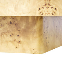Libby Burl Wood Large Rectangular Coffee Table