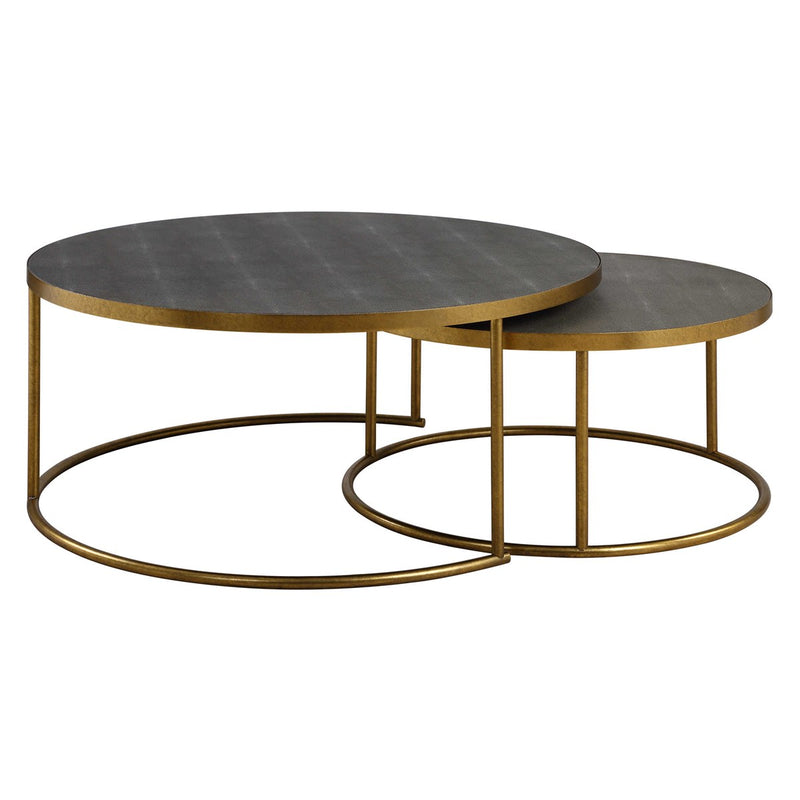 Teagen Grey Nesting Coffee Tables, S/2