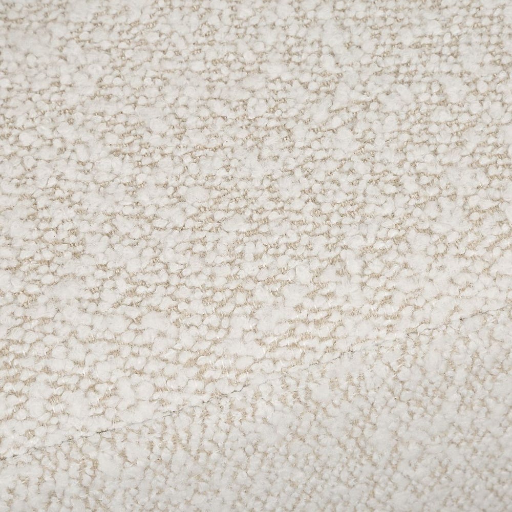 Linah Tan Boucle & Gold Accent Chair