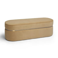 Pomp Honey Velvet Bench