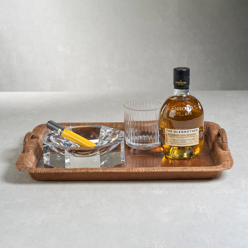 Alda Clear Crystal Glass Octagon Bowl - Set of 2