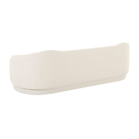 Libby 92.5" Plush Cream Performance Velvet Sofa