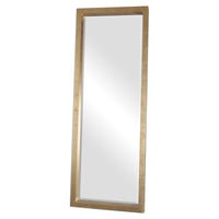 Harper 76" Antiqued Gold Leaf Mirror