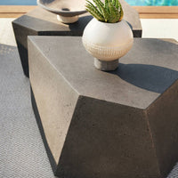 Drover Outdoor Black Coffee Tables (Set of 2)
