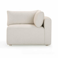Karsyn Cream Performance Fabric Outdoor Modular Corner Sofa