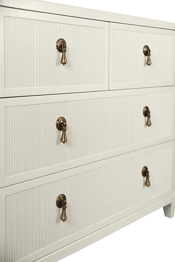 Marina 42.5" Antique White Dresser Drawer