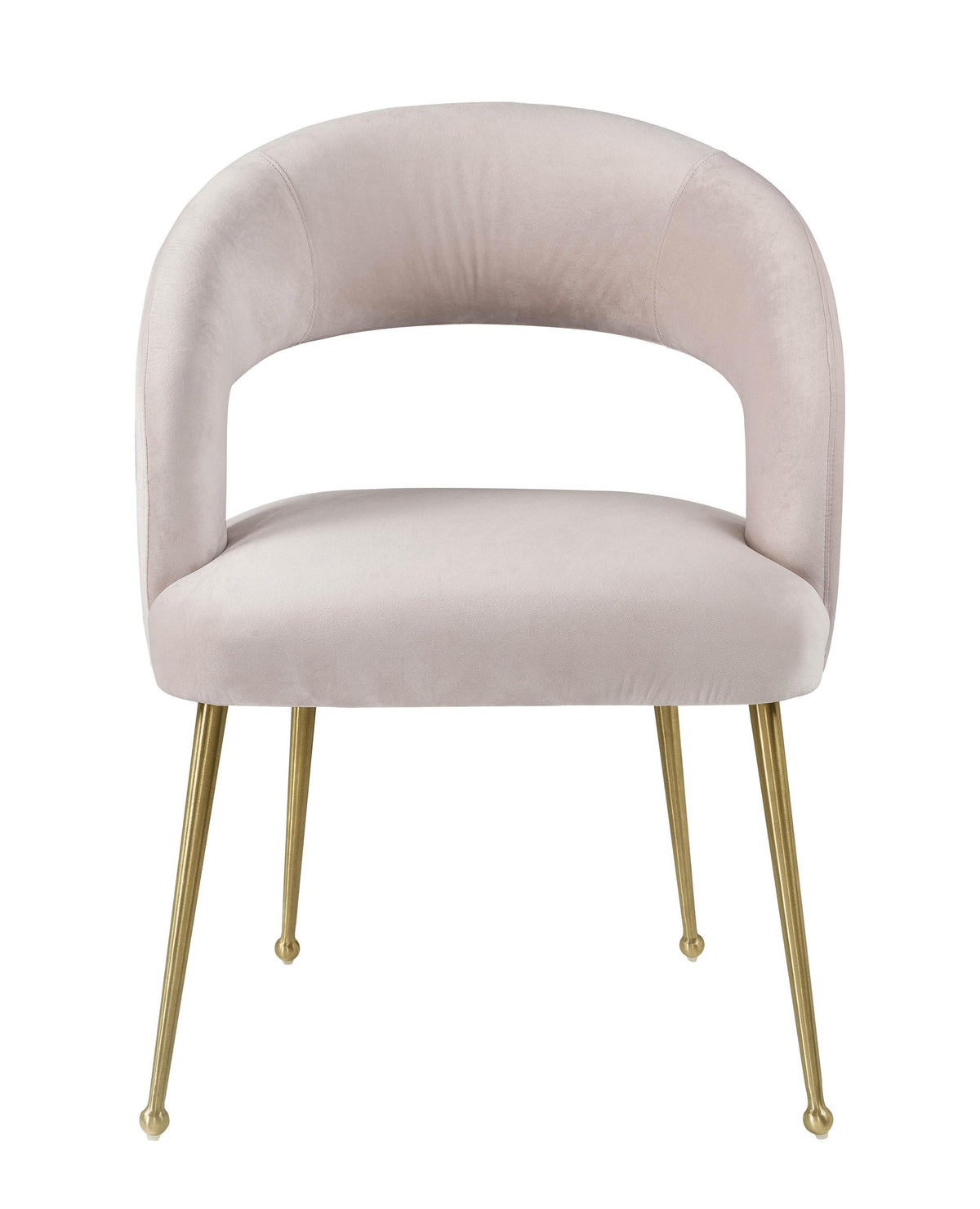Modena Blush Performance Velvet Dining Chair