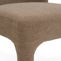 Margarette Modern Upholstered Tan Dining Chair (Set of 2)