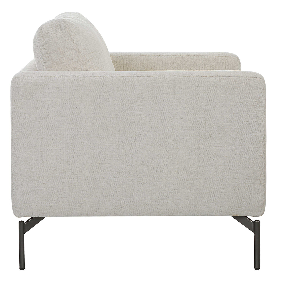 Allegra Ivory Chenille Accent Chair