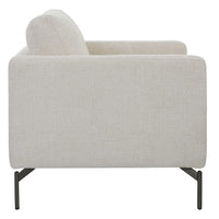 Allegra Ivory Chenille Accent Chair