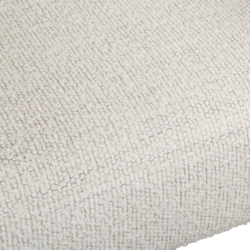 Barrel White Boucle Dining Chair/Accent Chair