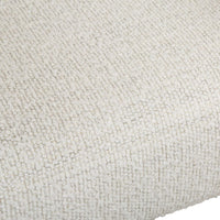 Barrel White Boucle Dining Chair/Accent Chair