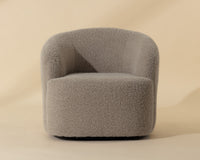 Fuwari Shearling Swivel Accent Chair