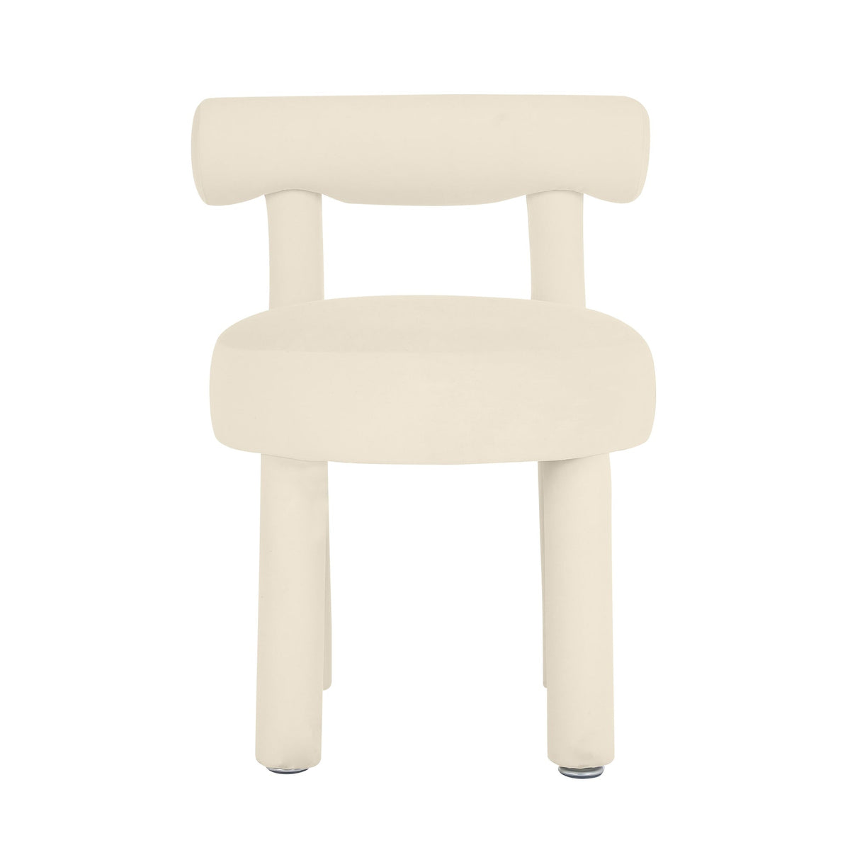Cameila Cream Velvet Dining Chair - Luxury Living Collection