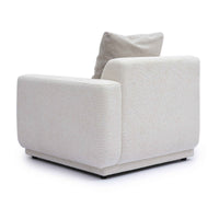Arabella Cream Chenille Modular RAF Corner Chair