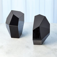 Cherie S/2 Black Crystal Bookends
