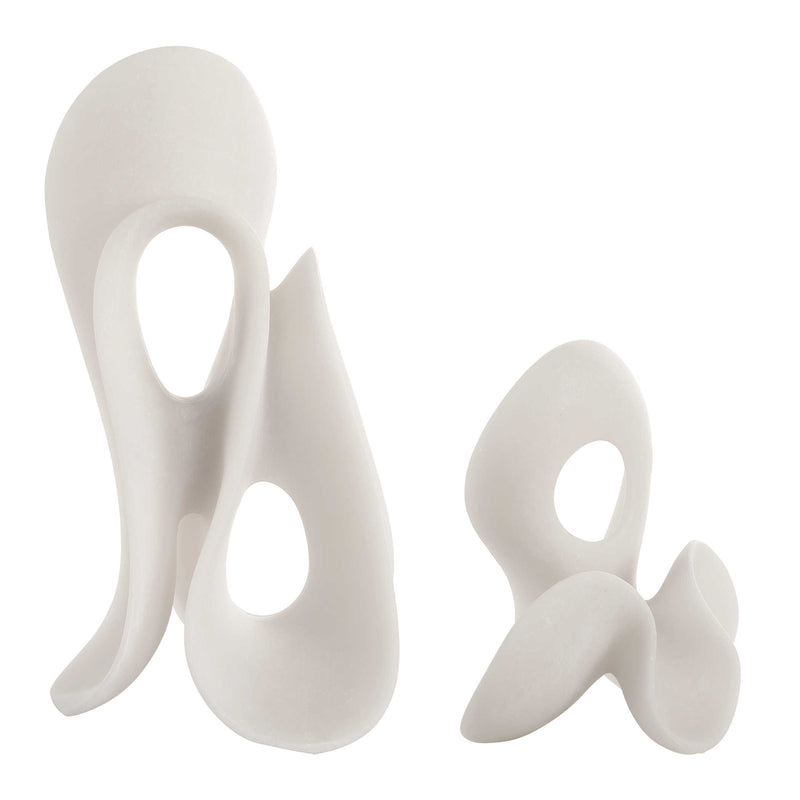 River Flowing Smooth Sculptures (Set of 2)