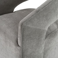 Gastra Grey Modern Fabric Dining Chair