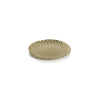 Braided Gold 8.25" Round Plate - Set of 12