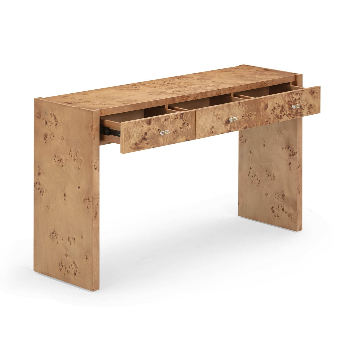 Ada 54" Honey Burl Console Table